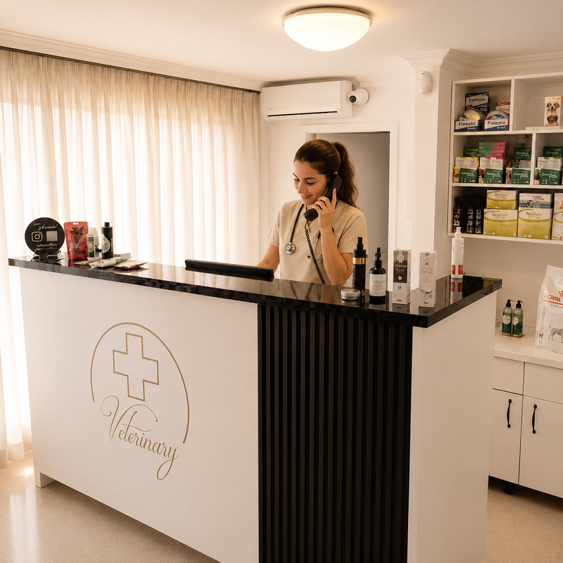 Imagine din cabinetul veterinar Labute Fericite